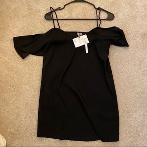 Off the shoulder mini dress